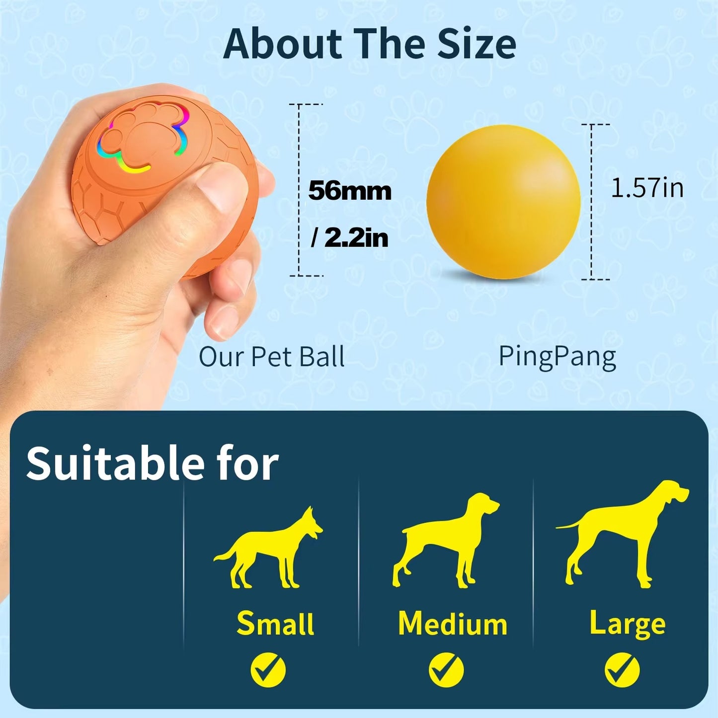 Interactive Bouncing Crazy Dog Ball Toy